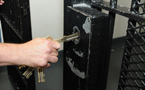 An example of the aging locks at the Antigonish jail.