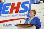 Health and Wellness Minister Maureen MacDonald announces a reduction in ambulance fees for those living in licensed long-term care facilities, with reduced mobility or with low incomes.