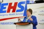 Health and Wellness Minister Maureen MacDonald announces a reduction in ambulance fees for those most in need.