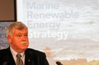 Energy Minister Charlie Parker releases the province's Marine Renewable Energy Strategy.